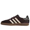 Adidas Originals Adidas By Wales Bonner Chocolate Calf Hair Adidas X Wales Bonner Gazzelle Sneakers In Brown