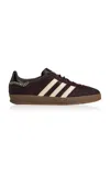 Adidas Originals Adidas By Wales Bonner Chocolate Calf Hair Adidas X Wales Bonner Gazzelle Sneakers In Brown