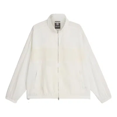 Adidas Originals Adidas X Wales Bonner Soft Block Track Jacket In Neutral