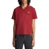 Adidas Originals Adidas X Wales Bonner Tiziano Red Terry Fabric Wales Bonner X Adidas Polo Shirt