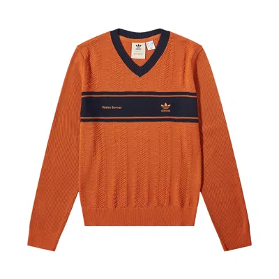 Pre-owned Adidas Originals Adidas X Wales Bonner Knit Long-sleeve 'orange'