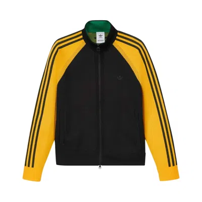 Pre-owned Adidas Originals Adidas X Wales Bonner Knit Track Jacket 'black' In Multi-color