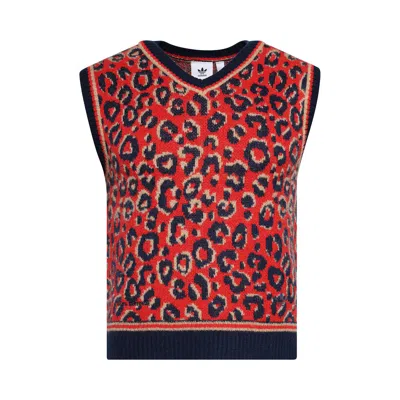 Pre-owned Adidas Originals Adidas X Wales Bonner Knit Vest 'collegiate Navy/magic Beige/better Scarlet' | Multi-color | Men's S