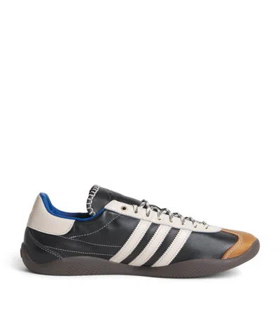 Adidas Originals Adidas X Wales Bonner Leather Karintha Sneakers In Black