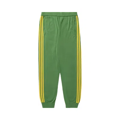 Pre-owned Adidas Originals Adidas X Wales Bonner New Knit Track Pants 'gold/green' In Multi-color