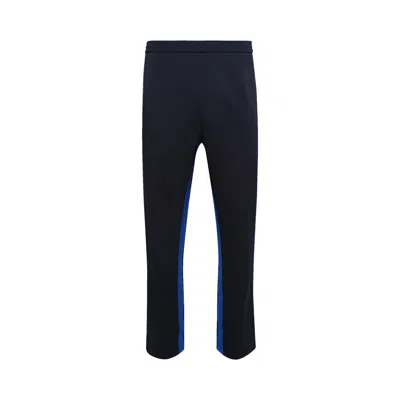 Pre-owned Adidas Originals Adidas X Wales Bonner Piqué Track Pants 'night Navy' | Blue | Men's Size L