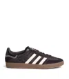 Adidas Originals Adidas By Wales Bonner Chocolate Calf Hair Adidas X Wales Bonner Gazzelle Sneakers In Brown