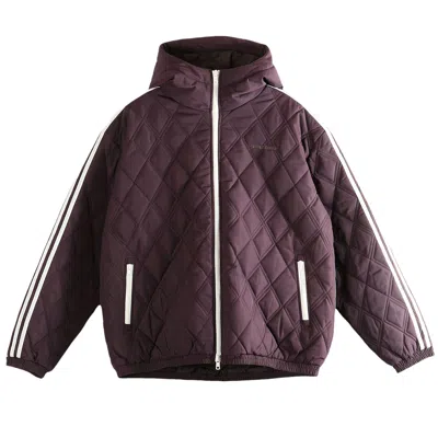 Pre-owned Adidas Originals Adidas X Wales Bonner Quilted Jacket 'shadow Maroon' | Red | Men's Size S
