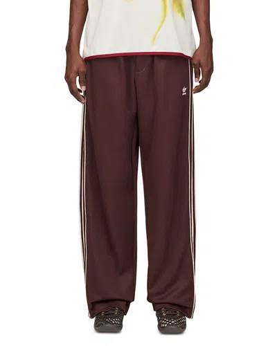 Adidas Originals Adidas X Wales Bonner Regular Fit Stripe Track Pants In Brown