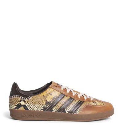 Adidas Originals Adidas X Wales Bonner Snake Gazelle Sneakers In Animal Print