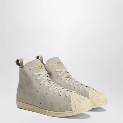 ADIDAS ORIGINALS ADIDAS X WALES BONNER  SNEAKER SUPERSTAR HI MIST STONE/WONDER WHITE/GOLD METALLIC