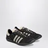 Adidas Originals Adidas X Wales Bonner Sneaker Wb Karintha Lo Satin Core Black/dark Brown/cream White In Black