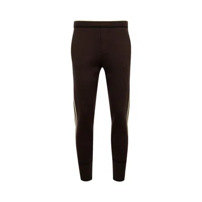 Pre-owned Adidas Originals Adidas X Wales Bonner Statement Knit Pants 'dark Brown'