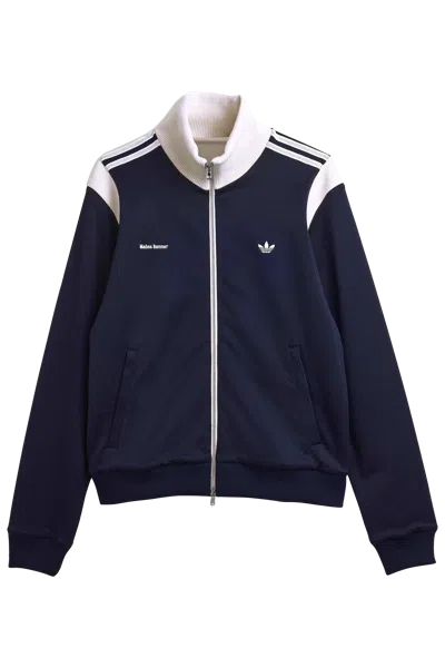 Adidas Originals Adidas X Wales Bonner Twill Track-jacket Blue