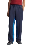 Adidas Originals Adidas X Wales Bonner Navy Blue Activewear Pants With Elasticized Waistband