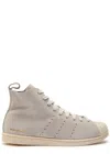 Adidas Originals Adidas X Wales Bonner X Wales Bonner Superstar Brushed Suede Sneakers In Gray