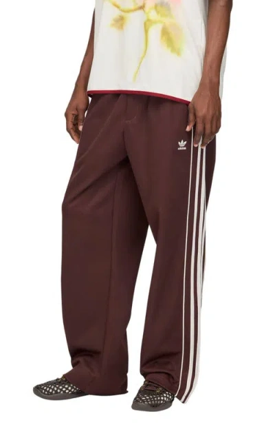 Adidas Originals Adidas X Wales Bonner Regular Fit Stripe Track Pants In Brown