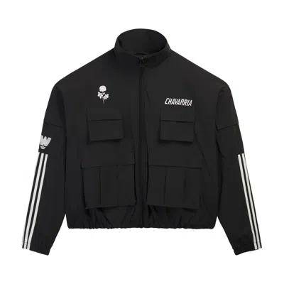 Pre-owned Adidas Originals Adidas X Willy Chavarria Cargo Track Jacket 'black' | Men's Size L
