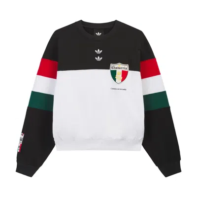 Pre-owned Adidas Originals Adidas X Willy Chavarria Crew Sweatshirt 'black/white' | Men's Size Xs