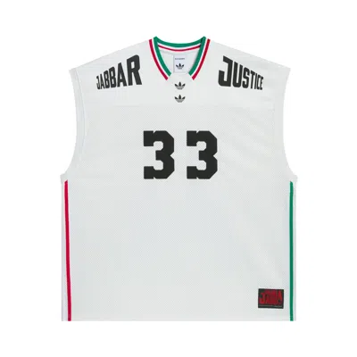 Pre-owned Adidas Originals Adidas X Willy Chavarria Jabbar Basketball Jersey Top 'off White' | Men's Size Xxl
