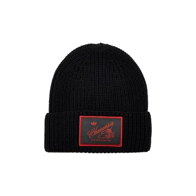Pre-owned Adidas Originals Adidas X Willy Chavarria Knitted Beanie Hat 'black' | Men's Size Onesize