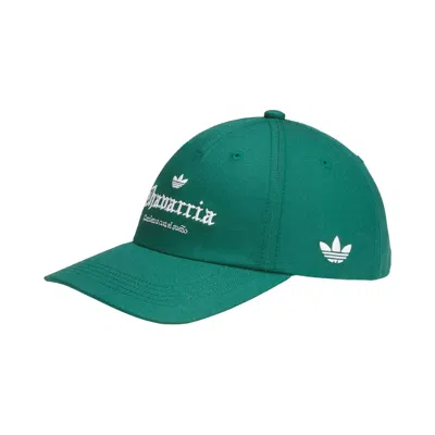 Pre-owned Adidas Originals Adidas X Willy Chavarria Logo Hat 'collegiate Green' | Men's Size Onesize
