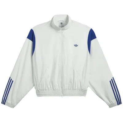 Pre-owned Adidas Originals Adidas X Willy Chavarria Poplin Track Jacket 'off White' | Men's Size M