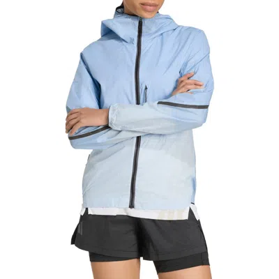 Adidas Originals Adidas Xperior Light Performance Windbreaker In Blue