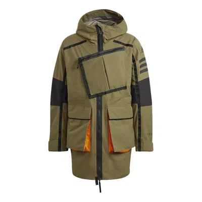 Adidas Originals Adidas Xploric Rain.rdy Parka 'olive Green Black'