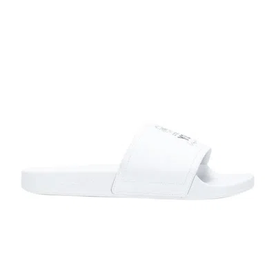 Pre-owned Adidas Originals Adidas Y-3 Adilette Slide 'white' | Men's Size 5