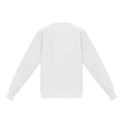 Adidas Originals Adidas Y-3 Back Logo Crew Neck Sweatshirt 'core White'