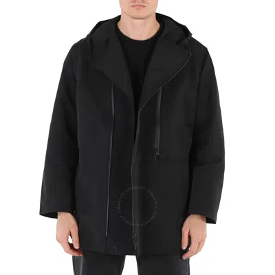 Adidas Originals Adidas Y-3 Black Relaxed Fit Classic Dense Woven Hooded Parka