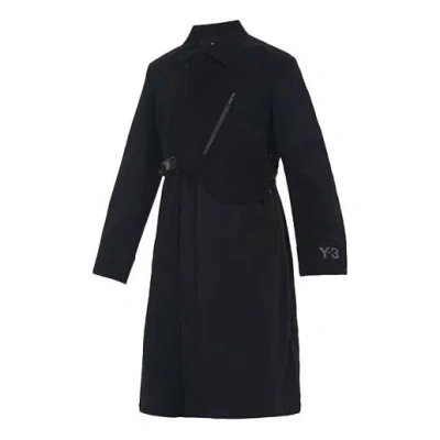 Adidas Originals Adidas Y-3 Ch1 Wool Flannel Coat 'black'
