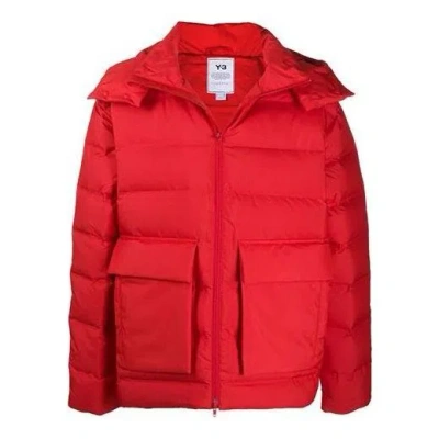 Adidas Originals Adidas Y-3 Classic Puffy Down Jacket 'scarlet' In Red