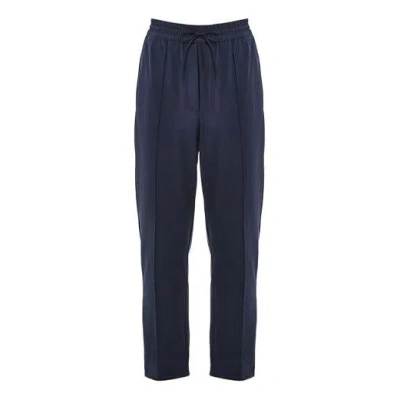 Adidas Originals Adidas Y-3 Classic Straight Leg Track Pant 'navy' In Blue