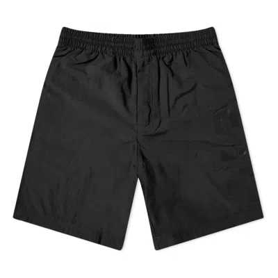 Adidas Originals Adidas Y-3 Large Logo Mid Length Swim Shorts 'black White'