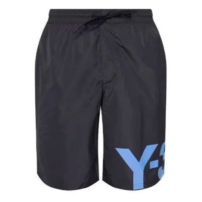 Adidas Originals Adidas Y-3 Large Logo Swim Shorts 'black Blue'