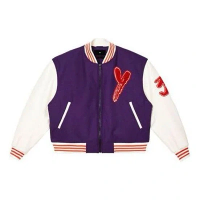 Adidas Originals Adidas Y-3 Letterman Jacket 'purple'