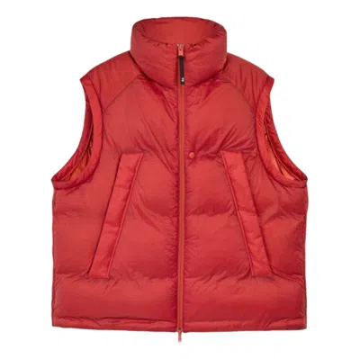 Adidas Originals Adidas Y-3 Puffer Vest 'tribe Orange' In Animal Print