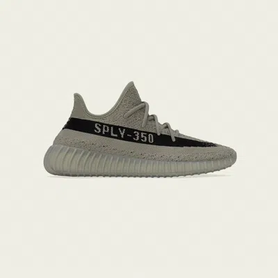 Pre-owned Adidas Originals Adidas Yeezy 350 Boost V2 Shoes Granite Core Black Hq2059 Men's In Gray
