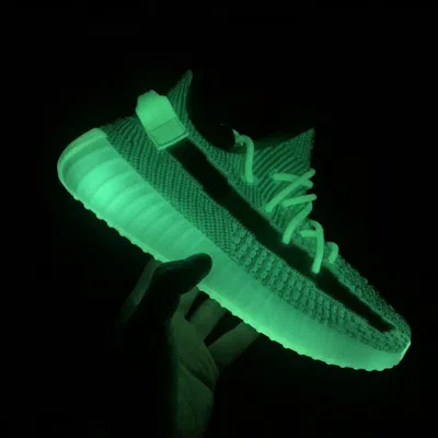 Pre-owned Adidas Originals Adidas Yeezy Boost 350 V2 Green Reflective Men's Shoe