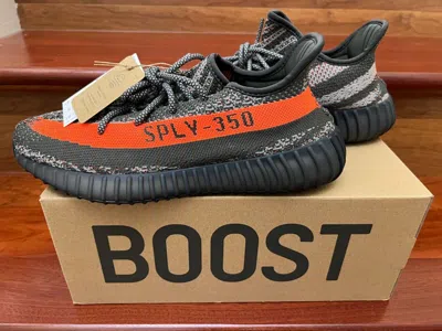 Pre-owned Adidas Originals Adidas Yeezy Boost 350 V2 Hq7045 Carbon Beluga Men Us Size 9.5 Brand In Gray