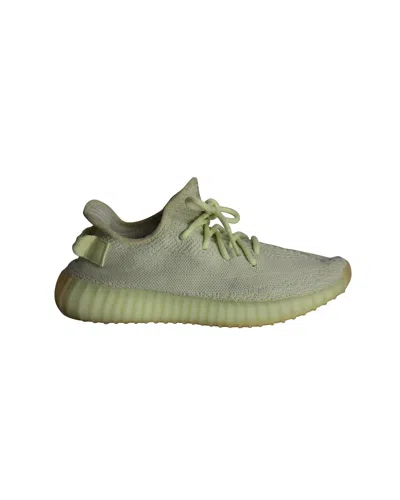 ADIDAS ORIGINALS ADIDAS YEEZY BOOST 350 V2 KNIT SNEAKERS IN ICE YELLOW COTTON