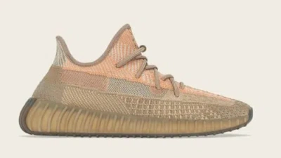 Pre-owned Adidas Originals Adidas Yeezy Boost 350 V2 Mens 10 Sand Taupe Fz5240 Kanye West In Multicolor