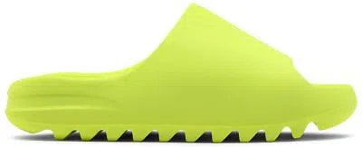 Pre-owned Adidas Originals Adidas Yeezy Slide Glow Green Gx6138 In Yellow