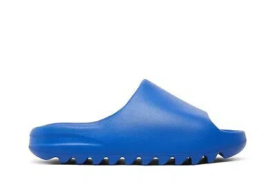 Pre-owned Adidas Originals Adidas Yeezy Slides 'azure' Id4133 In Blue