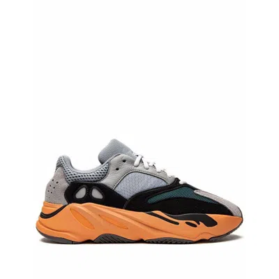 Adidas Originals Adidas Yeezy Sneakers In Grey/orange