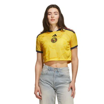 Adidas Originals Adidas Yellow Club America 2026/27 Home Cropped Replica Jersey