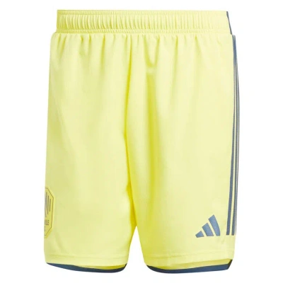 Adidas Originals Adidas Yellow Nashville Sc 2024 Home Aeroready Authentic Shorts