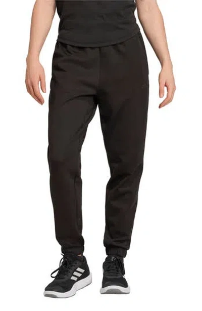 Adidas Originals Adidas Yoga Essentials Cuffed Training Pants In Black